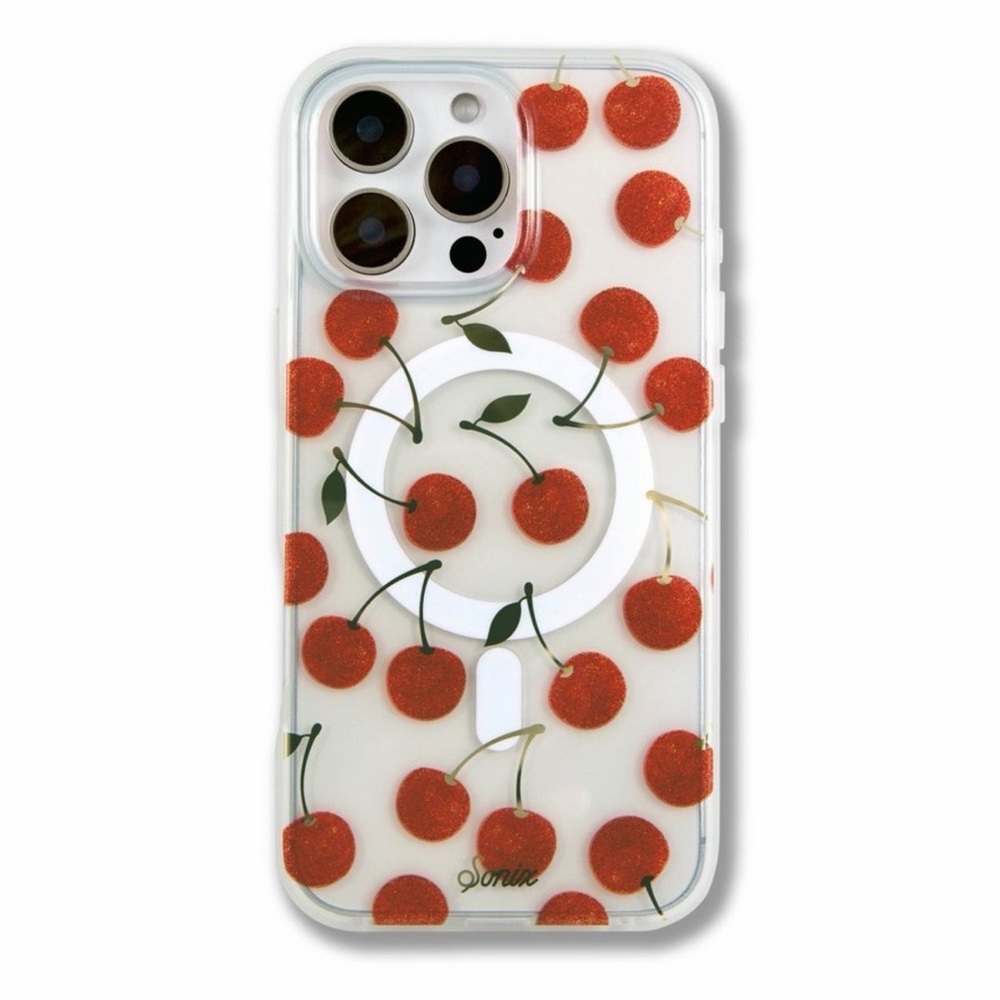 Sonix Cherry Design Phone Case - Red and White